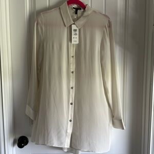 Eileen Fisher never worn silk blouse.